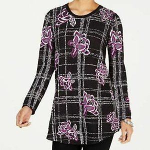 Style & Co Patterned Jacquard Sweater XL